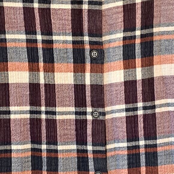 Chelsea & Violet Purple Tartan Design Preppy Plaid Mini Dress Size S - Picture 8 of 12